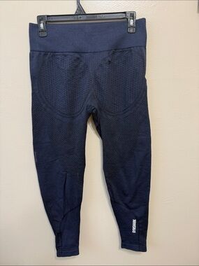 Gymshark Navy Seamless Leggings - Dark Blue